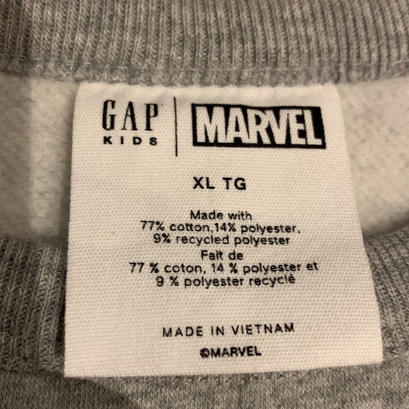 NWT Boys Gap Spider-Man Crew Sweatshirt - size XL (12) - Picture 2 of 11